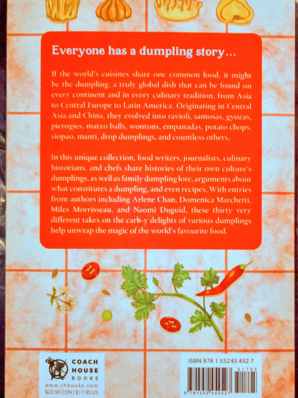 What We Talk About When We Talk About Dumplings Paperback Cookbook by K'aron Liu